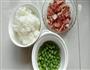 培根豌豆炒饭的做法图解2