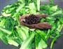 顺德豆豉鲮鱼炒油麦菜               的做法图解3