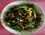 辣椒芹菜炒牛肉的做法图解2