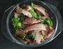 青椒蒜苔炒腊肉的做法图解6