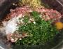 猪肉青菜饺子的做法图解2