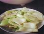 青菜梗炒肉丝的做法图解5