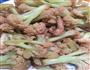 肉炒花菜的做法图解12