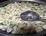 肉炒花菜的做法图解2