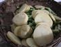 火腿焖土豆、四季豆的做法图解2