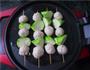 沙茶酱丝瓜肉丸串的做法图解9