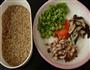 腊肉香菇炒糙米饭的做法图解1