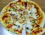 鲜虾腊肠杂蔬披萨的做法图解7