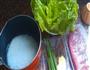 牛肉菜丝粥的做法图解1