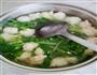 青菜肉圆汤的做法图解4