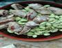 清蒸腌肉豆的做法图解1