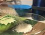 豌豆腊肉糯米饭的做法图解2