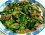 蒜苗炒肉片的做法图解1