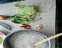 青菜炒米粉的做法图解1