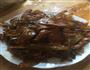 肉片炒编豆干的做法图解2