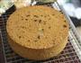 8寸黑芝麻花生戚风蛋糕的做法图解13