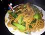 青菜肉丝炒面的做法图解1