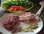 肉丝松子炒韭菜花的做法图解4