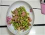 毛豆炒肉的做法图解4