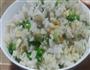 蒜薹鸡蛋炒饭的做法图解1