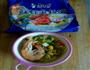 鲜虾菜豆鸡蛋面的做法图解6
