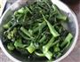 蒜炒甜芥蓝的做法图解3