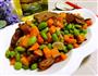 青豆炒腊肉的做法图解8