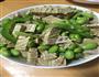 青椒肉丝毛豆炒千层干的做法图解6