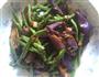豆角烧茄子的做法图解2