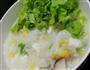 香菇咸鸡蛋菜粥的做法图解4