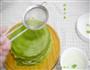 夏天的色彩 抹茶千层附抹茶保存方法的做法图解6