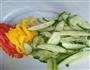 五彩牛肉丝炒饼的做法图解3
