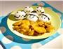 Panda吃翔-熊猫咖喱饭的做法图解1