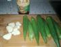 炝秋葵的做法图解1