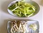 宝宝辅食-芦笋烧鲜菌、香煎银鳕鱼配杂粮饭的做法图解1