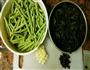 豉汁紫苏炒豆角的做法图解1