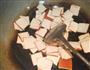孜然纯黄豆香干的做法图解1