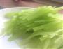 莴苣木耳豆干肉丝的做法图解1