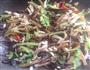 莴苣木耳豆干肉丝的做法图解10