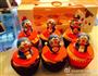 萌萌哆啦A梦Cupcake的做法图解7