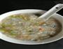 胡萝卜香菇肉末生菜粥的做法图解1