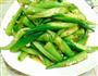 蚝油炒秋葵的做法图解5
