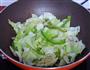 青椒炒包菜的做法图解5