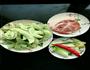 酱肉焖扁豆的做法图解1