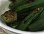 嫩爽秋葵的做法图解1