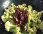 花菜豆豉炒蜡肉的做法图解2