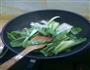 青菜炒肉的做法图解5