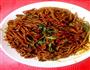 青菜肉丝炒面的做法图解1