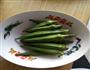 秋葵炒肉的做法图解1