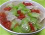 乐乐自家菜-丝瓜汆饺子的做法图解2